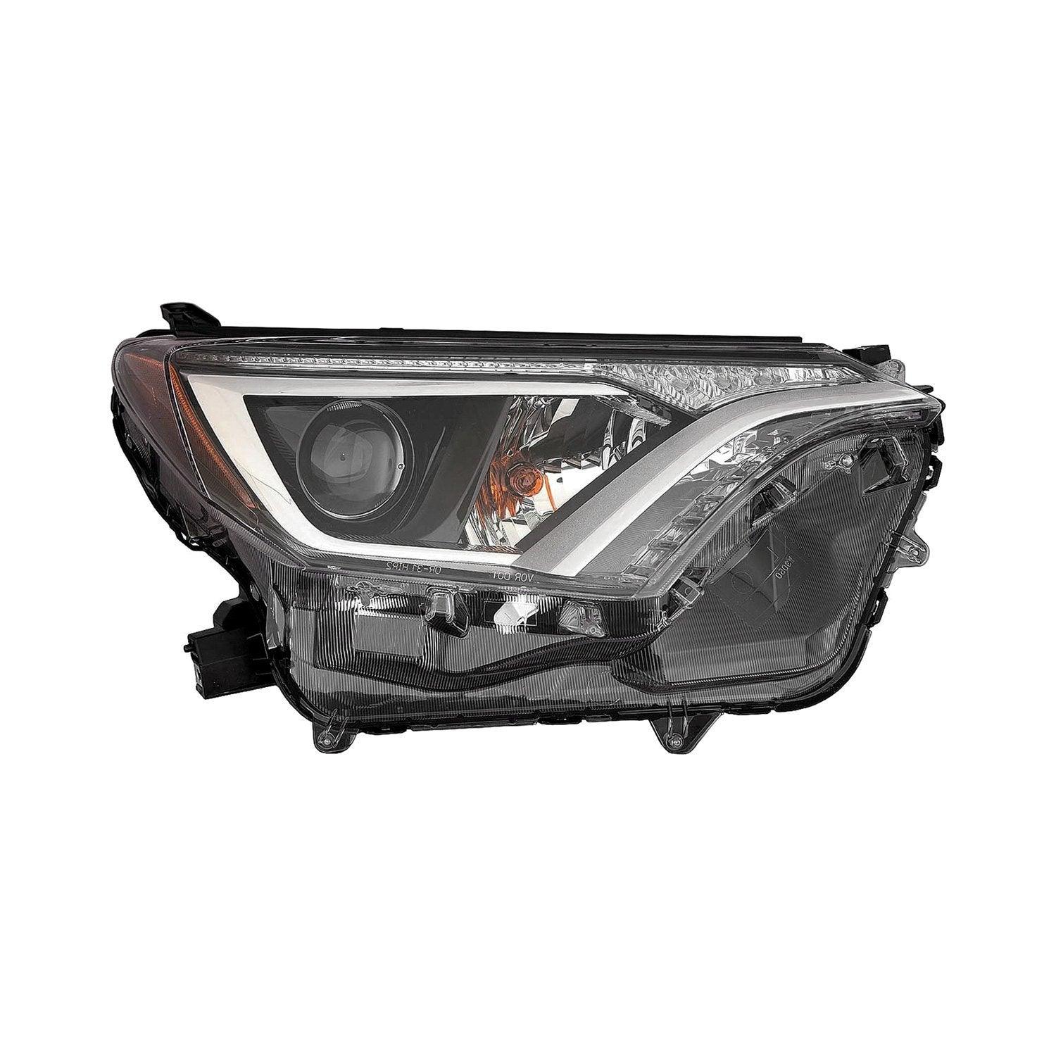 Phare avant côté passager pour Toyota Rav4 2016-2018, halogène, fabrication japonaise, haute qualité, TO2519189