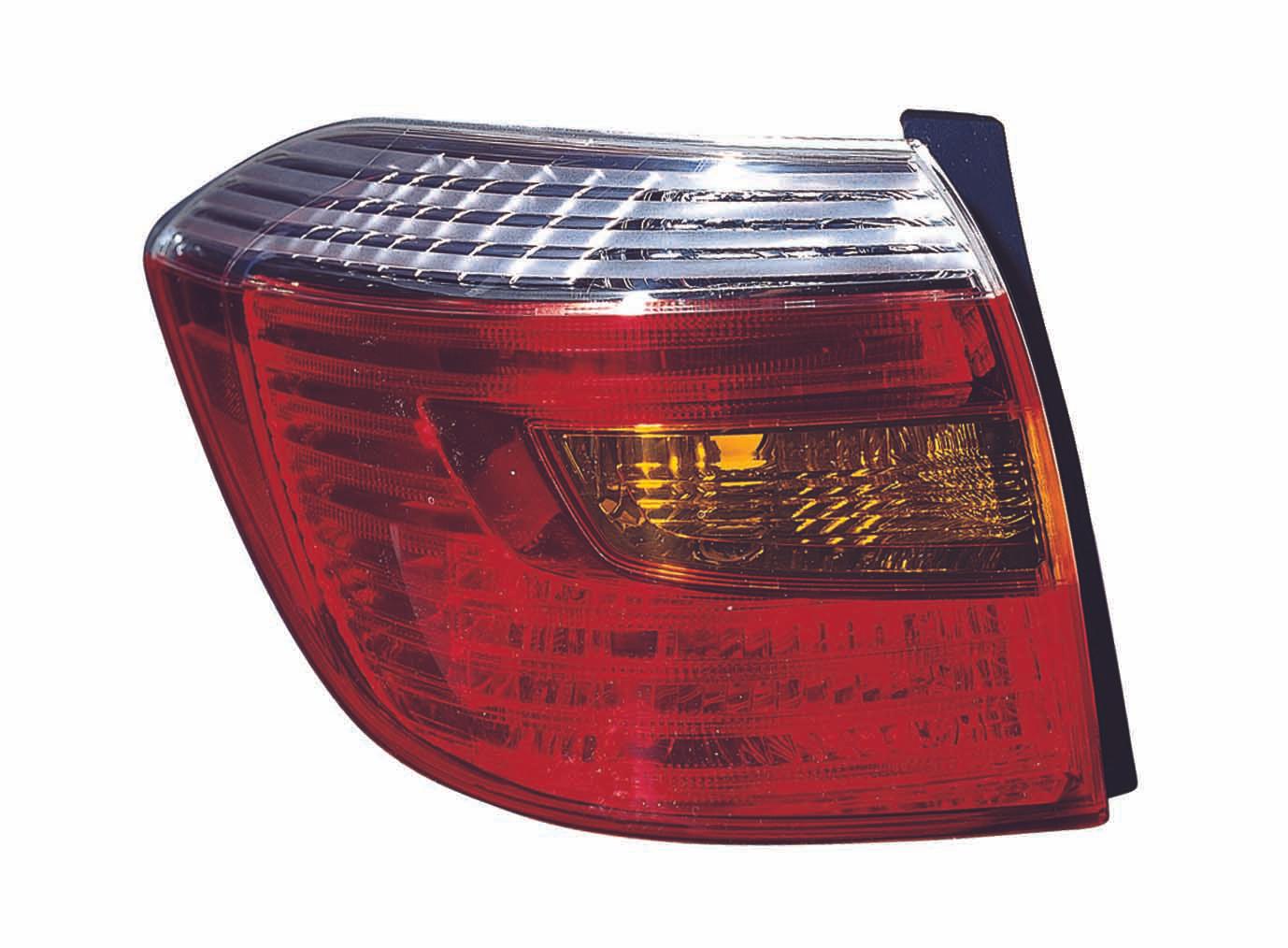 Feu arrière côté conducteur pour Toyota Highlander Sport 2010 (modèle fabriqué aux États-Unis), haute qualité, TO2800188