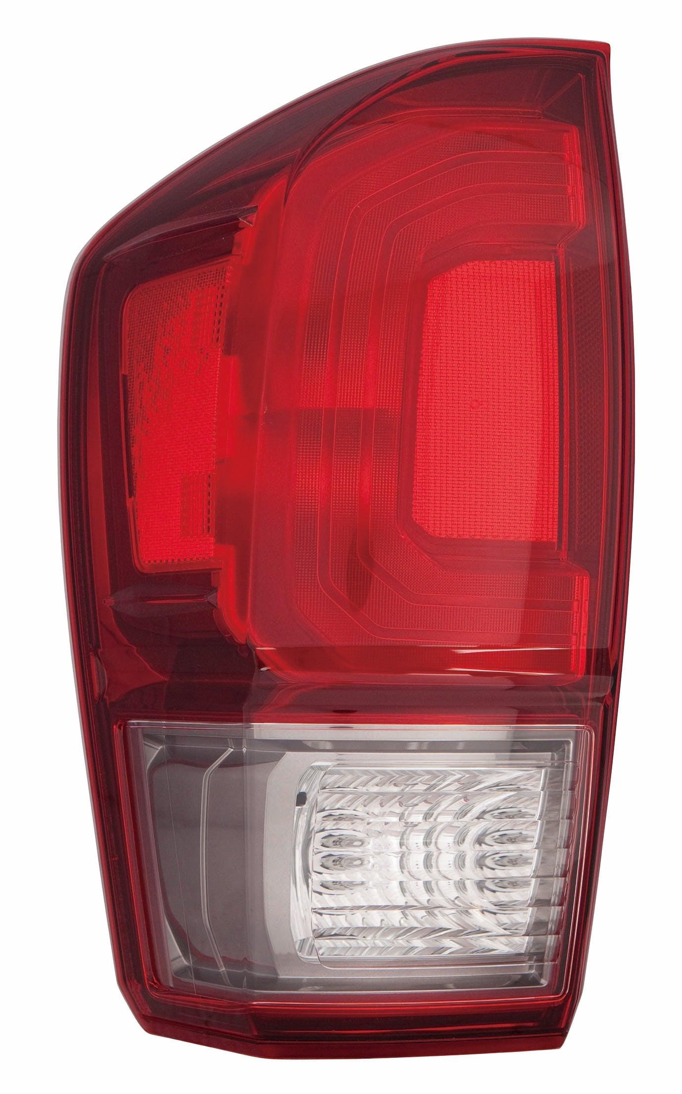 Feu arrière côté conducteur pour Toyota Tacoma 2016-2019, contour rouge/fumé, TRD Sport/TRD Off Road, haute qualité, TO2800198