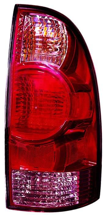 Feu arrière côté passager pour Toyota Tacoma 2005-2015 avec lentille centrale rouge, haute qualité, TO2801158