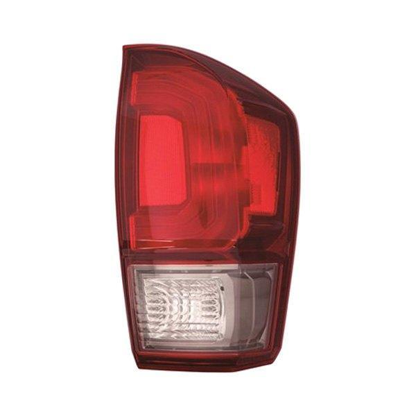 Feu arrière côté passager pour Toyota Tacoma 2016-2019, contour rouge/fumé, TRD Sport/TRD Off Road, référence TO2801198C - Hunt Parts