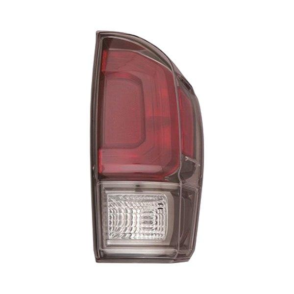 Feu arrière côté passager pour Toyota Tacoma 2016-2019, modèle Capa Ltd, contour fumé, référence TO2801199C - Hunt Parts