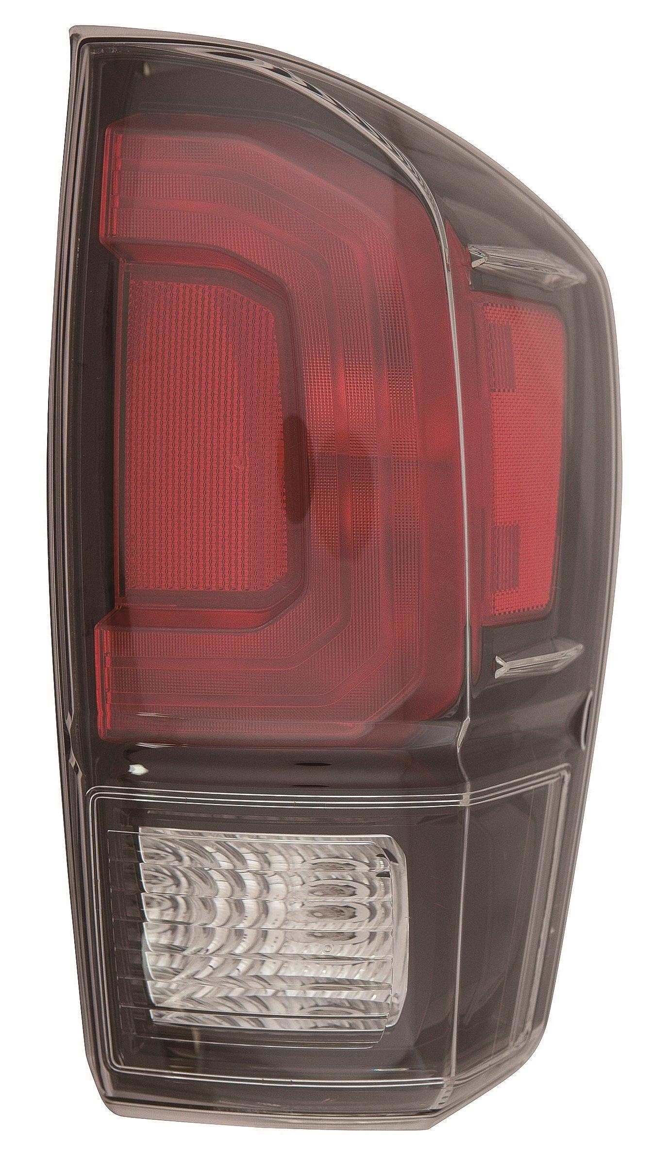Feu arrière côté passager pour Toyota Tacoma 2017-2019, contour noir, qualité économique, TO2801201U