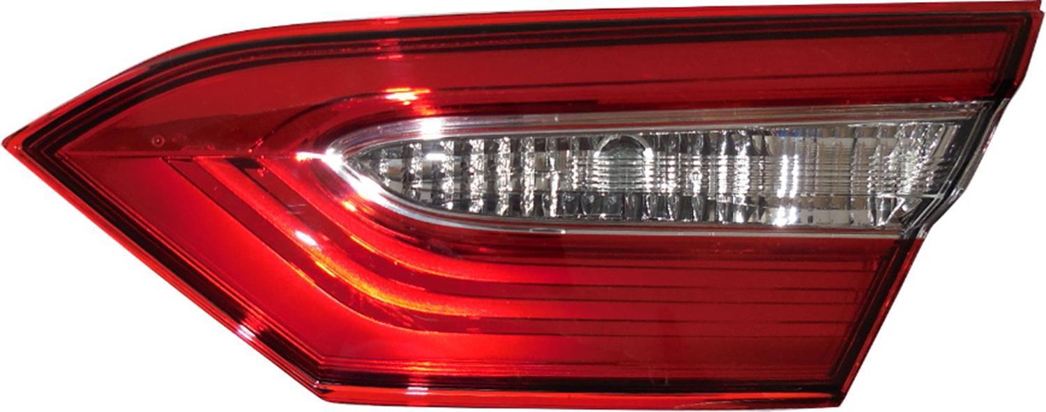 Feu de coffre côté conducteur pour Toyota Camry 2018-2020, modèle L/LE, fabriqué aux États-Unis, sans vitre teintée fumée, référence To2802140C - Hunt Parts