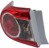 2011-2013 Toyota Corolla Sedan Tail Lamp Driver Side Canada Built