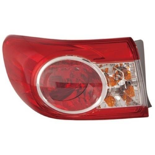 Feu arrière côté conducteur pour Toyota Corolla berline 2011-2013 (modèle fabriqué au Canada), référence To2804111C - Hunt Parts