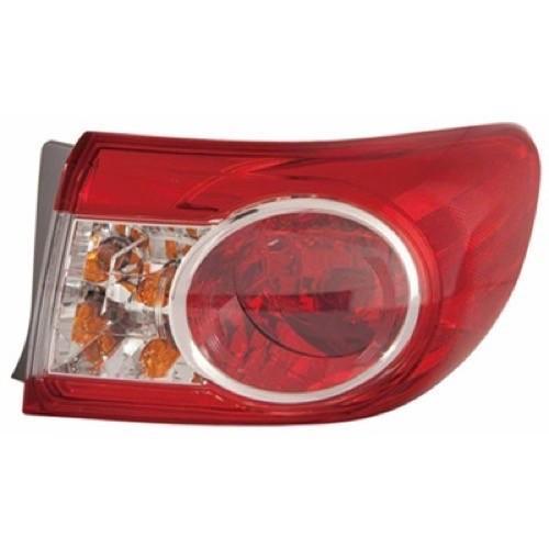 Feu arrière côté passager pour Toyota Corolla berline 2011-2013 (modèle fabriqué au Canada), référence To2805111C - Hunt Parts