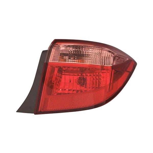 Feu arrière côté passager pour Toyota Corolla Berline 2017-2019, ampoule de type Capa, TO2805130C - Hunt Parts