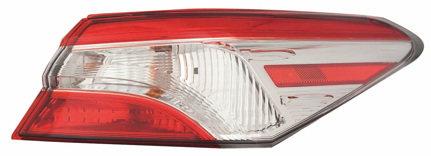 Feu arrière côté passager pour Toyota Camry 2018-2020, modèle L/LE, fabriqué aux États-Unis, sans vitre teintée fumée, référence To2805134C - Hunt Parts