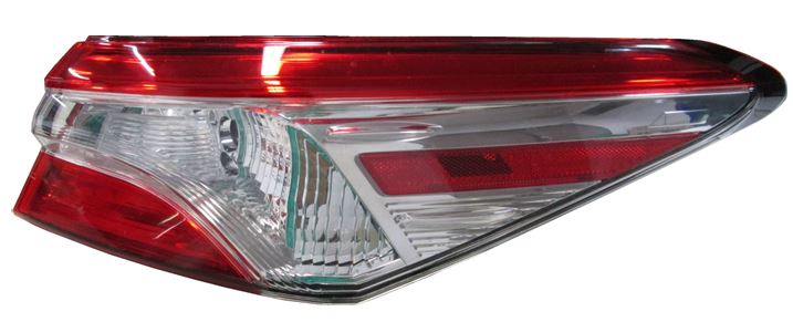 Feu arrière côté passager pour Toyota Camry 2018-2020, modèle LE fabriqué au Japon, sans vitre teintée fumée, référence TO2805138C - Hunt Parts