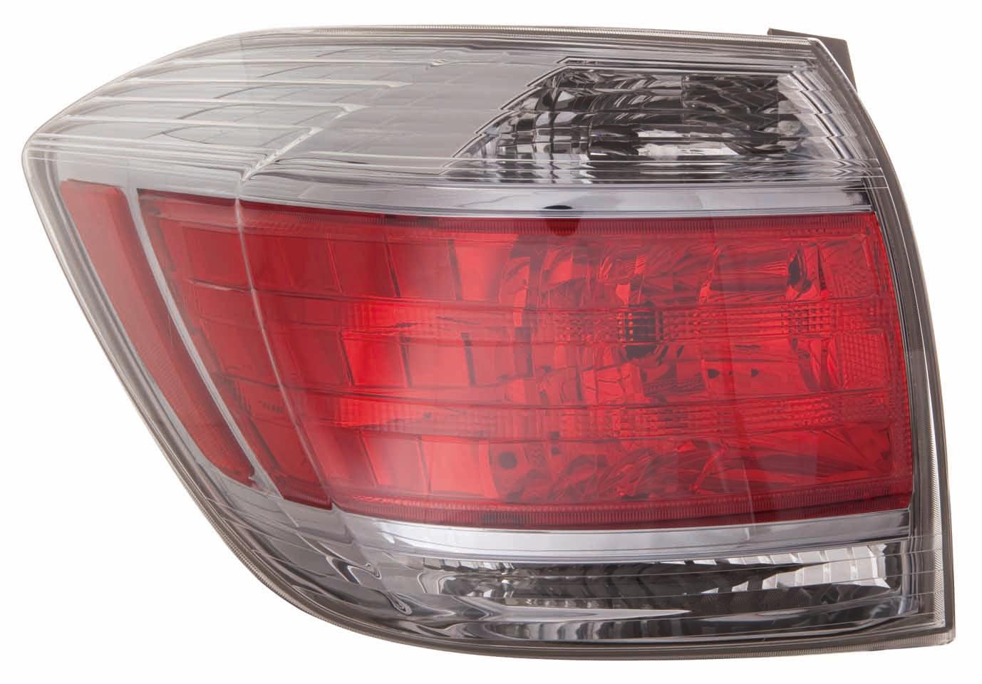 Feu arrière côté conducteur pour Toyota Highlander Hybrid 2011-2013, haute qualité, TO2818149