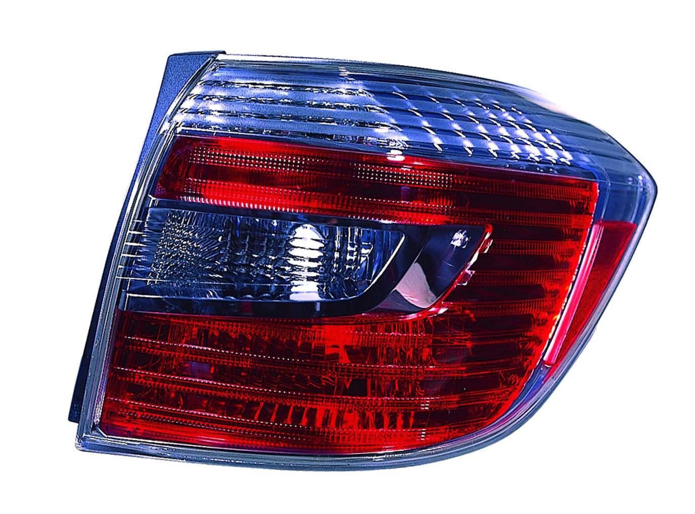 Feu arrière côté passager pour Toyota Highlander Hybrid 2008-2010, haute qualité, TO2819139