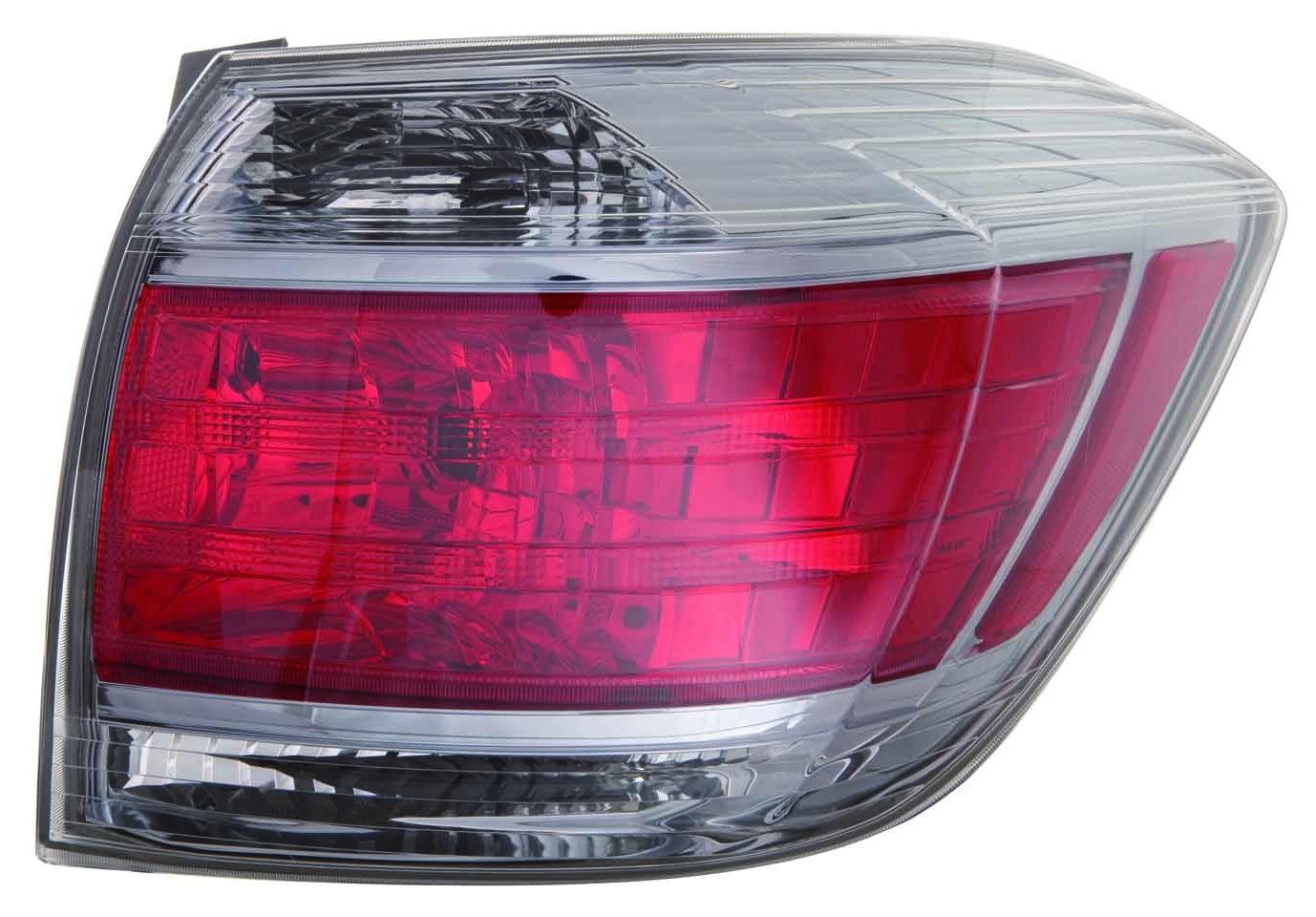 Feu arrière côté passager pour Toyota Highlander Hybrid 2011-2013, haute qualité, TO2819149