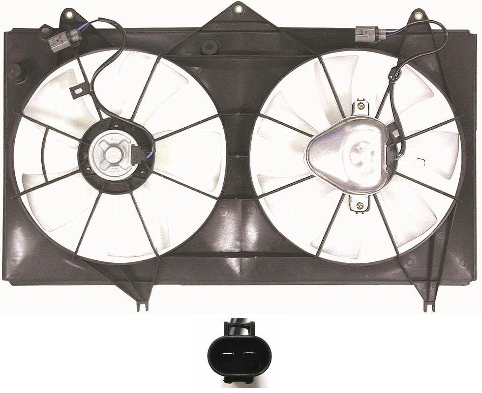 Ensemble ventilateur de refroidissement Toyota Camry 2002-2006 4 cylindres, TO3115122