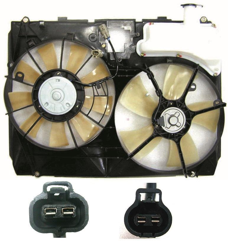 Ensemble ventilateur de refroidissement Toyota Sienna 2004-2005 avec ensemble de remorquage, TO3115134