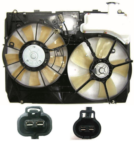 2004-2005 Toyota Sienna Cooling Fan Assembly With Tow Pkg