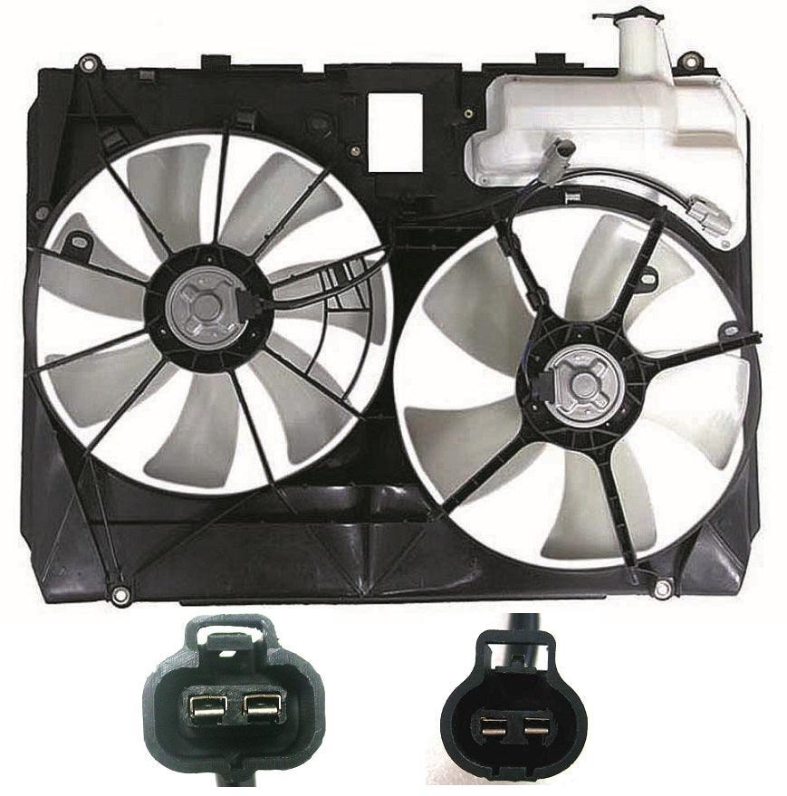 Ensemble ventilateur de refroidissement Toyota Sienna 2004-2005 sans attelage, TO3115135