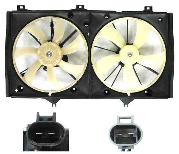 2007-2009 Toyota Camry Cooling Fan Assembly 4Cyl