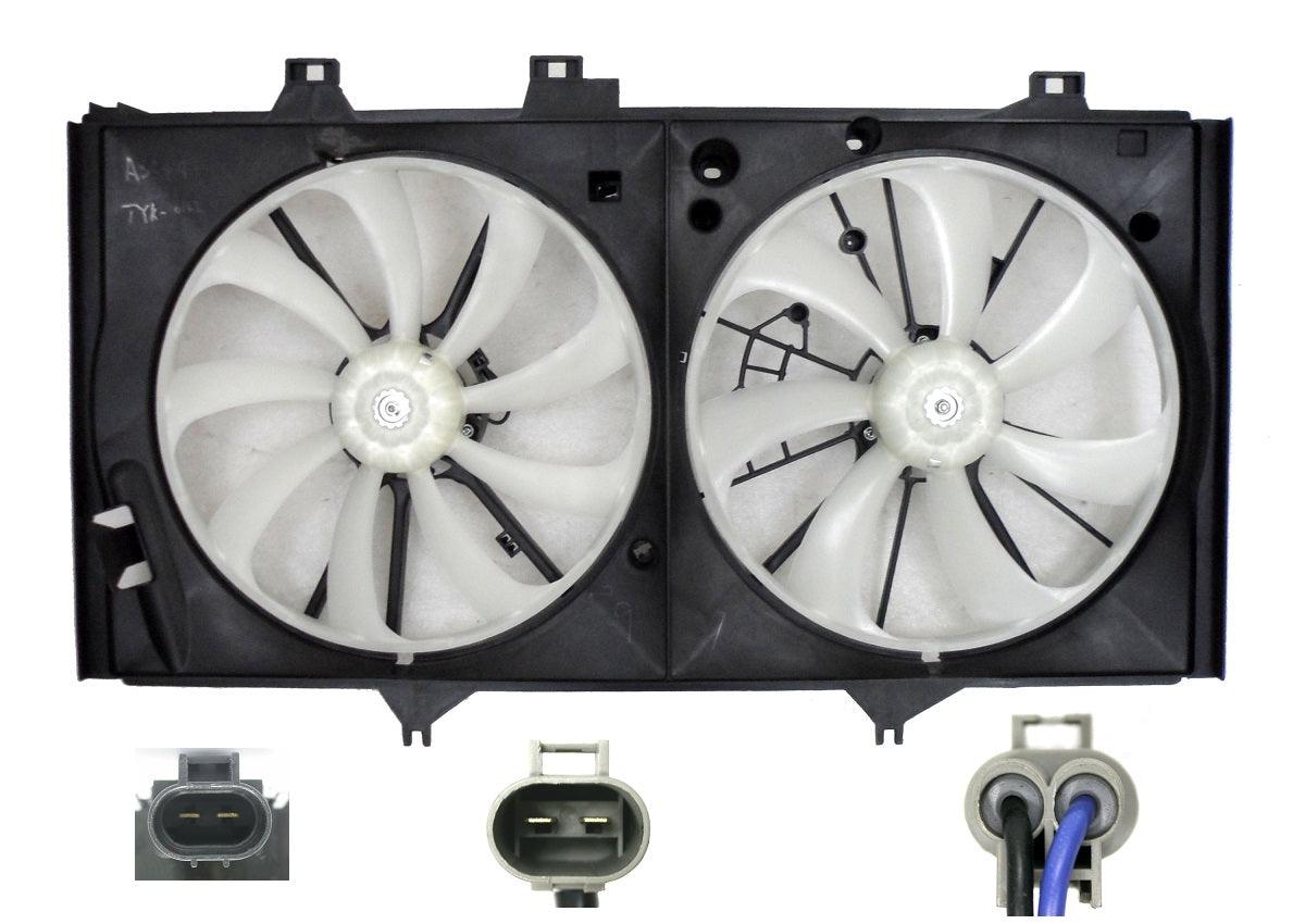 Ensemble ventilateur de refroidissement Toyota Camry 2012-2017 4 cylindres, TO3115169