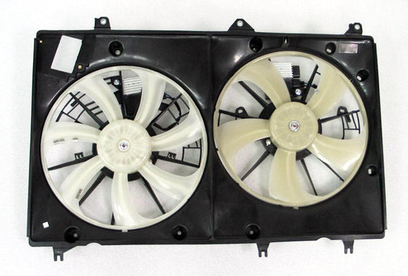 2008-2010 Toyota Highlander Cooling Fan Assembly Hybrid With Dual Controllers