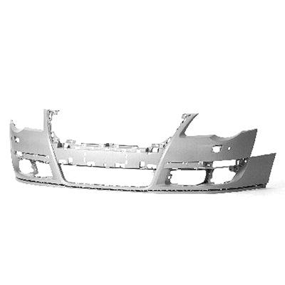 Pare-chocs avant apprêté pour Volkswagen Passat 2006-2010 avec cache pour capteur/lave-phares, VW1000162C