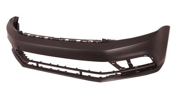 Pare-chocs avant Volkswagen Jetta 2015-2018 apprêté, sans capteur ni rondelle (sauf modèle GLI/Wolfsburg), VW1000220U - Hunt Parts
