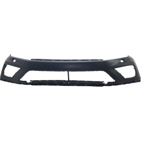 2015-2017 Volkswagen Touareg Bumper Front Primed With Washer With Out Sensor