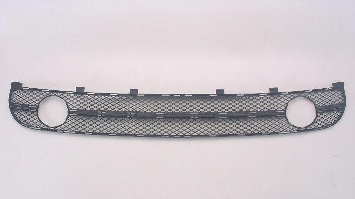 Calandre inférieure Volkswagen Beetle 2001-2005 Noir mat avec emplacement pour feu antibrouillard, VW1036104