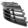 2009 Volkswagen Jetta Wagon Grille Lower Passenger Side With Out Fog Lamp Hole