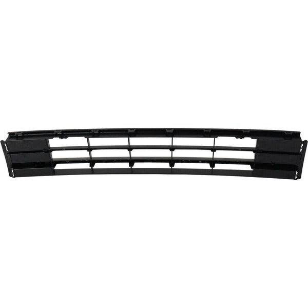 2016-2019 Volkswagen Passat Grille Lower Center Textured Black With Chrome Bar Without Sensor/Gt/R-Line