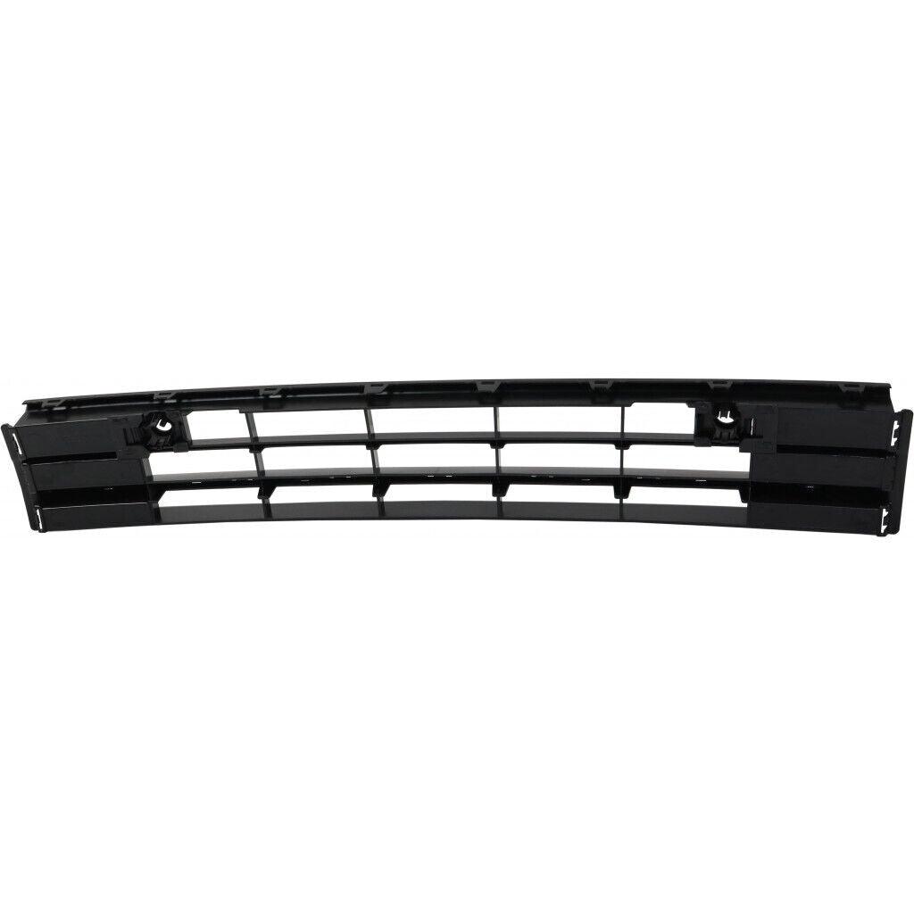 Calandre inférieure centrale Volkswagen Passat 2016-2019, noir texturé avec barre chromée et capteur, sans finition GT/R-Line, VW1036142