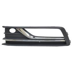 Enjoliveur de feu antibrouillard avant côté conducteur pour Volkswagen Passat 2016-2019 avec moulure chromée et chauffe-moteur, VW1038154
