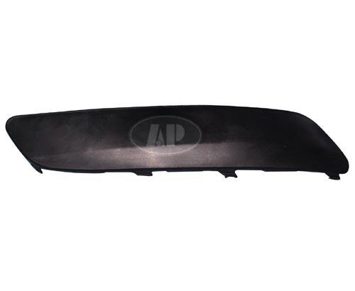 2006-2009 Volkswagen Rabbit Bumper Moulding Front Driver Side Black Without Headlamp Washers