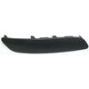 2009 Volkswagen Jetta Wagon Bumper Moulding Passenger Side Black Without Headlamp Washers