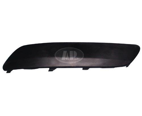 2009 Volkswagen Jetta Wagon Bumper Moulding Passenger Side Black Without Headlamp Washers