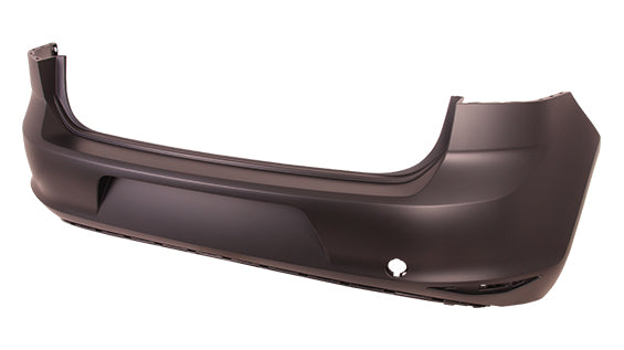 Bumper Rear Volkswagen Golf Hatchback 2015-2017 Primed Without Sensor
