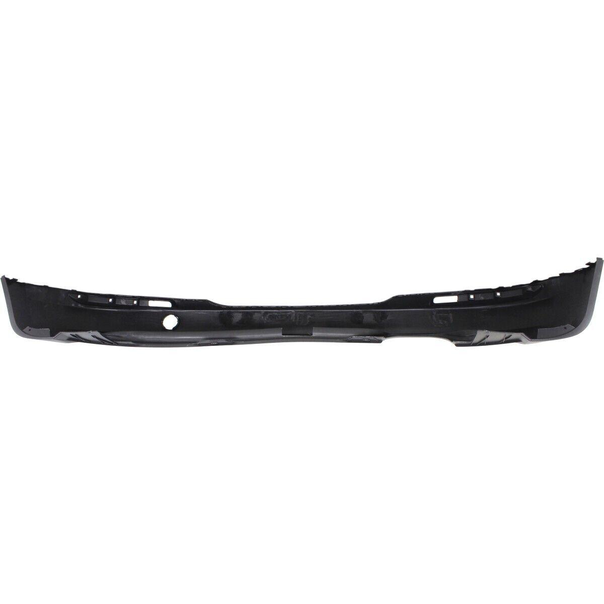 Pare-chocs arrière inférieur Volkswagen Tiguan 2009-2017 Noir texturé sans capteur/R-Line avec trou d'attelage, VW1115104C