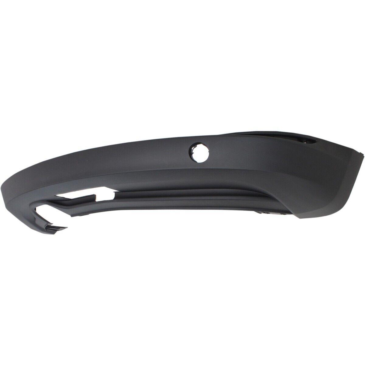 Pare-chocs arrière Volkswagen Tiguan 2009-2017 Noir texturé sans capteur/R-Line avec trou d'attelage, VW1115104
