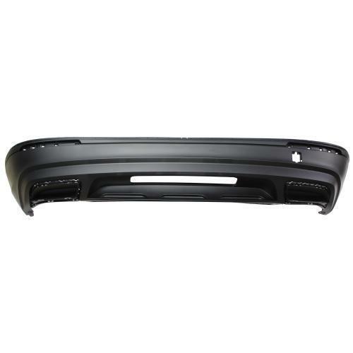 Pare-chocs arrière inférieur texturé pour Volkswagen Tiguan 2018-2021, sans capteur/R-Line, avec trou d'attelage/fentes pour moulure chromée, VW1115114