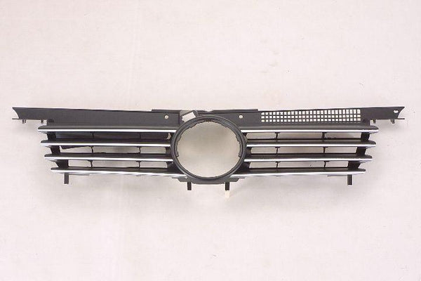 1999-2005 Volkswagen Jetta Grille Matte Black With Chrome