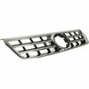 2004-2007 Volkswagen Touareg Grille Satin-Black With Chrome Frontame Plastic