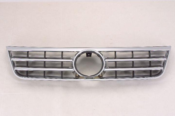 2004-2007 Volkswagen Touareg Grille Satin-Black With Chrome Frontame Plastic