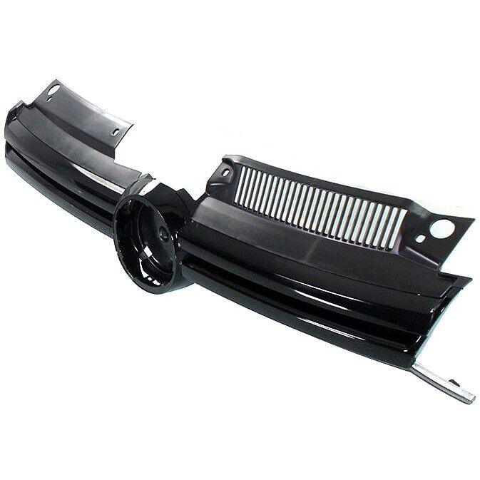 Calandre Volkswagen Golf 2010-2014 noire avec moulure peinte en noir, VW1200150