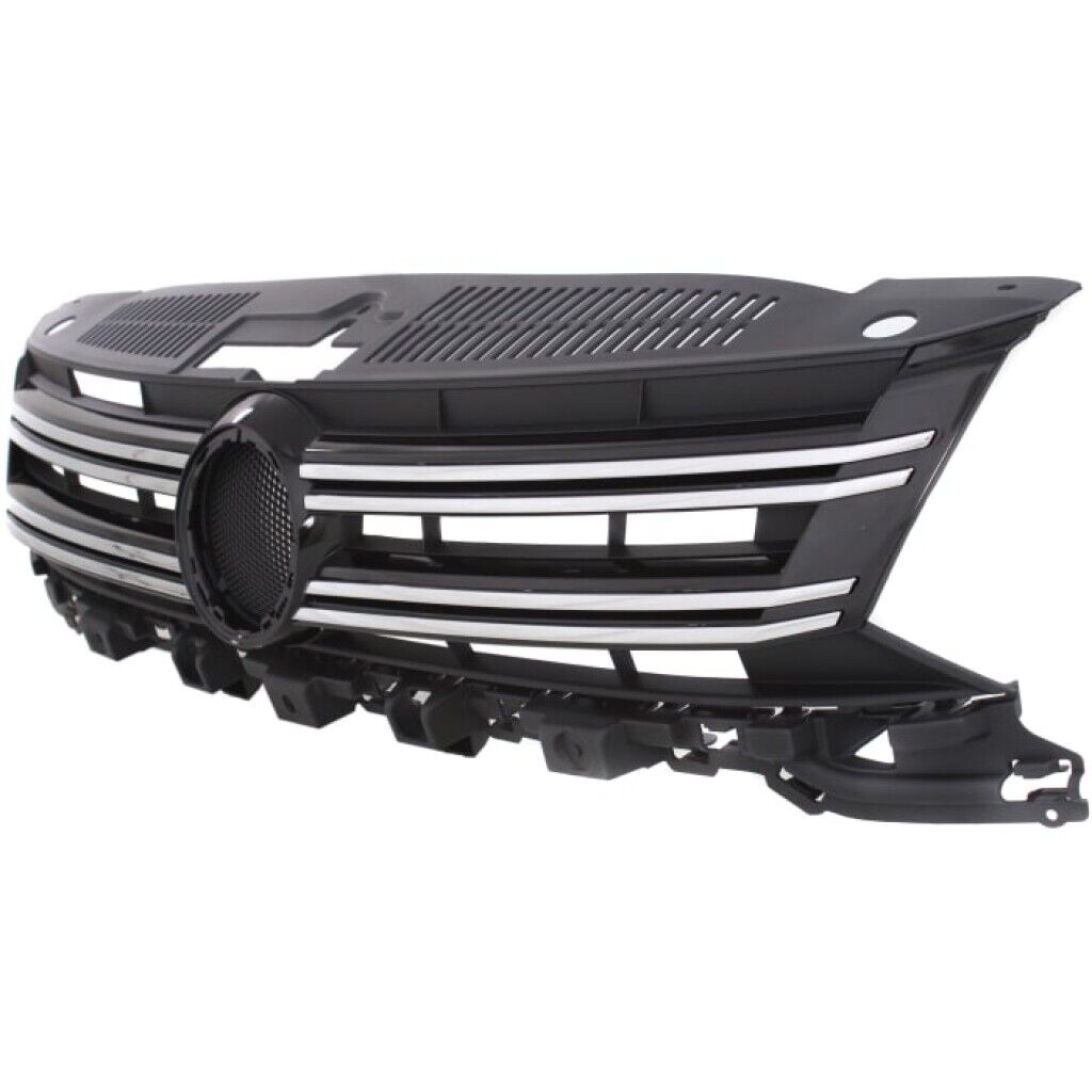 Calandre noire pour Volkswagen Tiguan 2012-2017 avec moulure chromée, VW1200160U - Hunt Parts