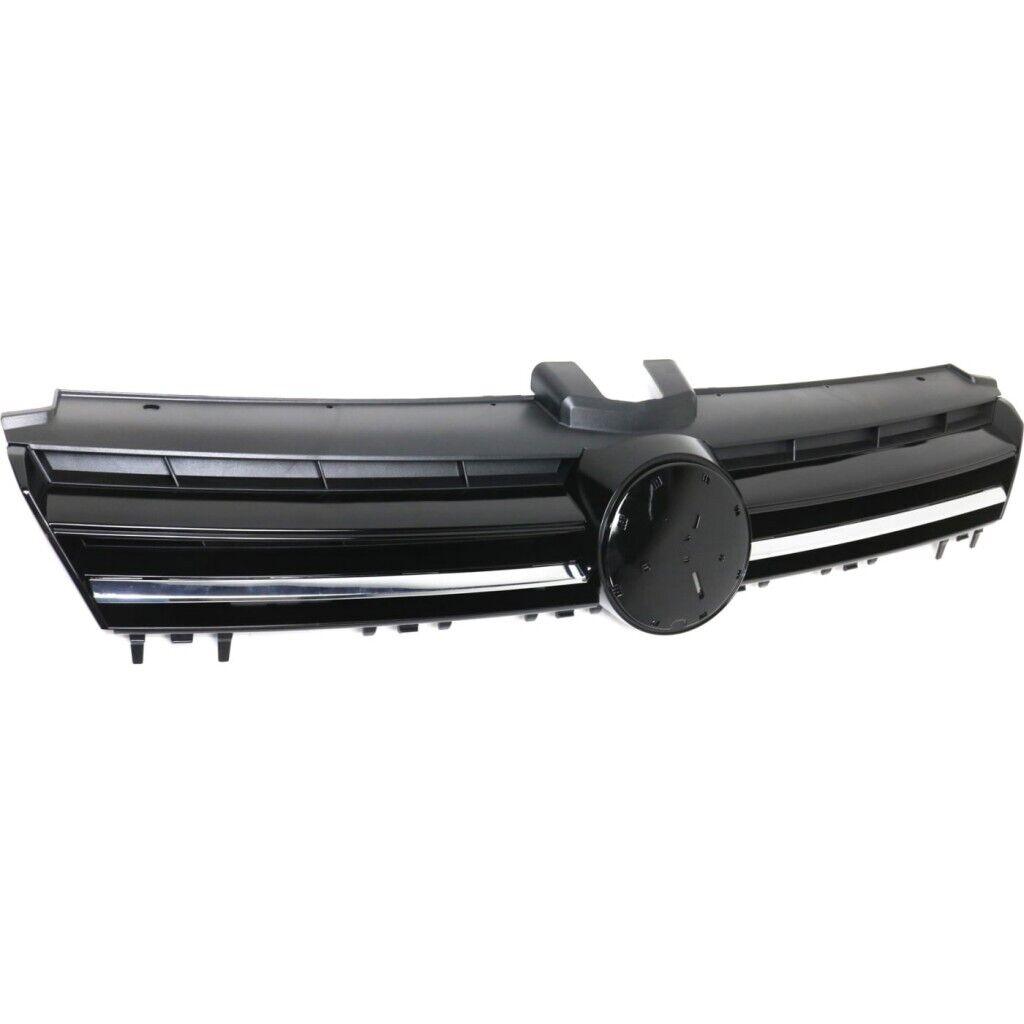 Calandre Volkswagen Golf Sportwagen 2015-2016 chromée/noire avec phares HID, VW1200162