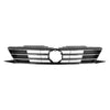 2015-2018 Volkswagen Jetta  Grille Black With Chrome Moulding Exclude Gli Without Collision Warning Sedan