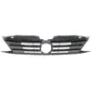2015-2018 Volkswagen Jetta Grille Black With Chrome Moulding Exclude Gli With Collision Warning Sedan Same As Vw1200165