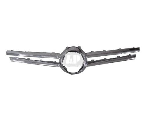 Moulure de calandre chromée (calandre supérieure) pour Volkswagen Touareg 2008-2010, VW1210102