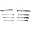 2009 Volkswagen Jetta Wagon Grille Moulding Kit Chrome (8Pc/Set)