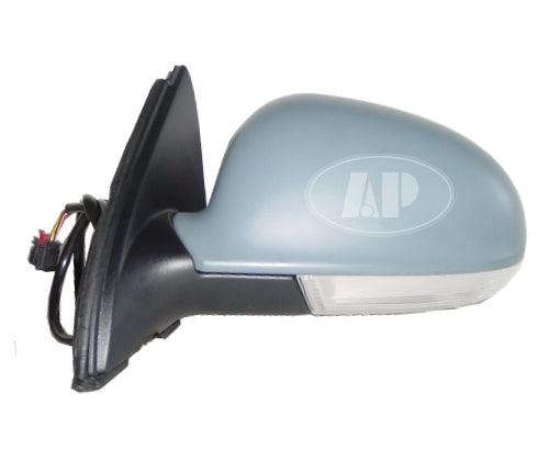 Rétroviseur extérieur côté conducteur pour Volkswagen Jetta 2005-2010, électrique et chauffant, avec clignotant, sans éclairage de bas de porte, référence VW1320122